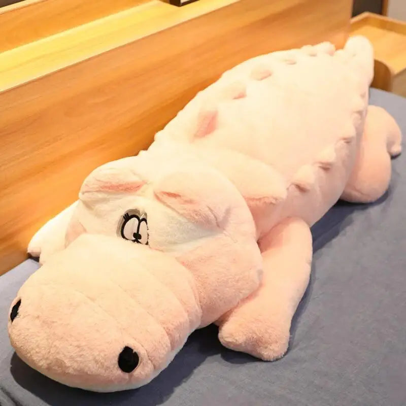 Snappy the Giant Lying Crocodile Plush Mat