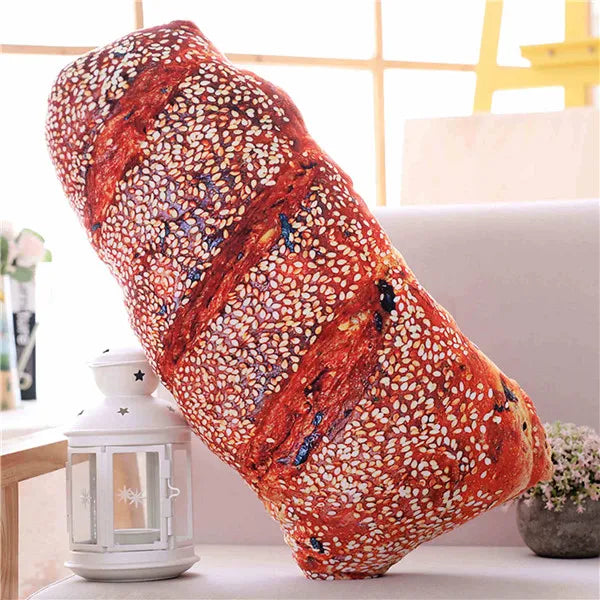 Glazed the Squishy Donut Cream Bread Plush Pillow