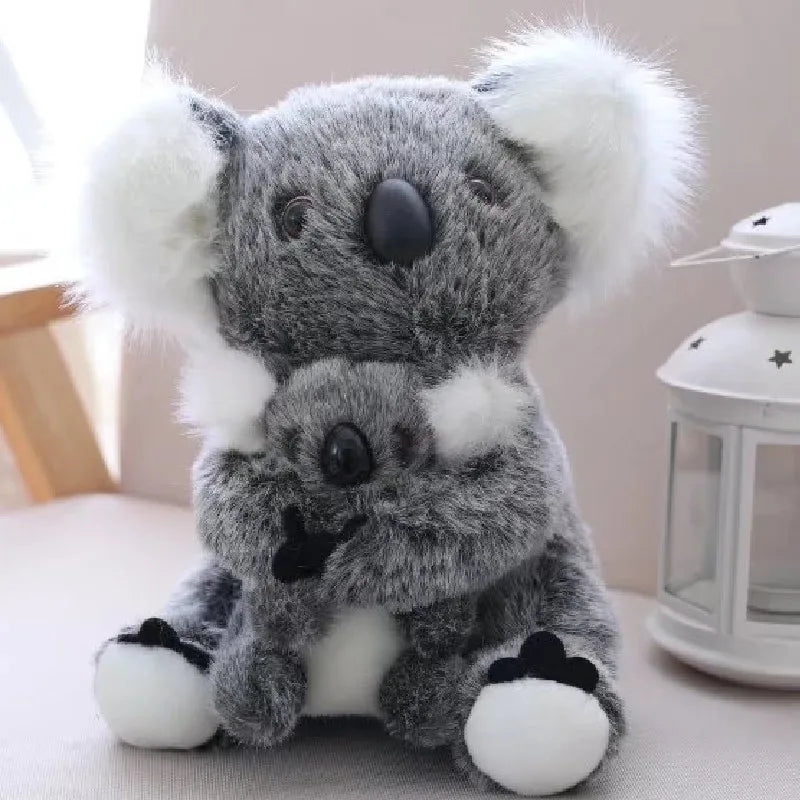 Mama the Koala Bear Holding Baby Plush