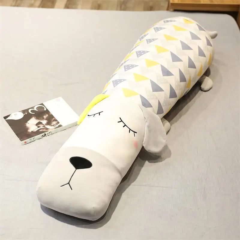 Noodle the Kawaii Long Dog Giraffe Lion Plush Pillow