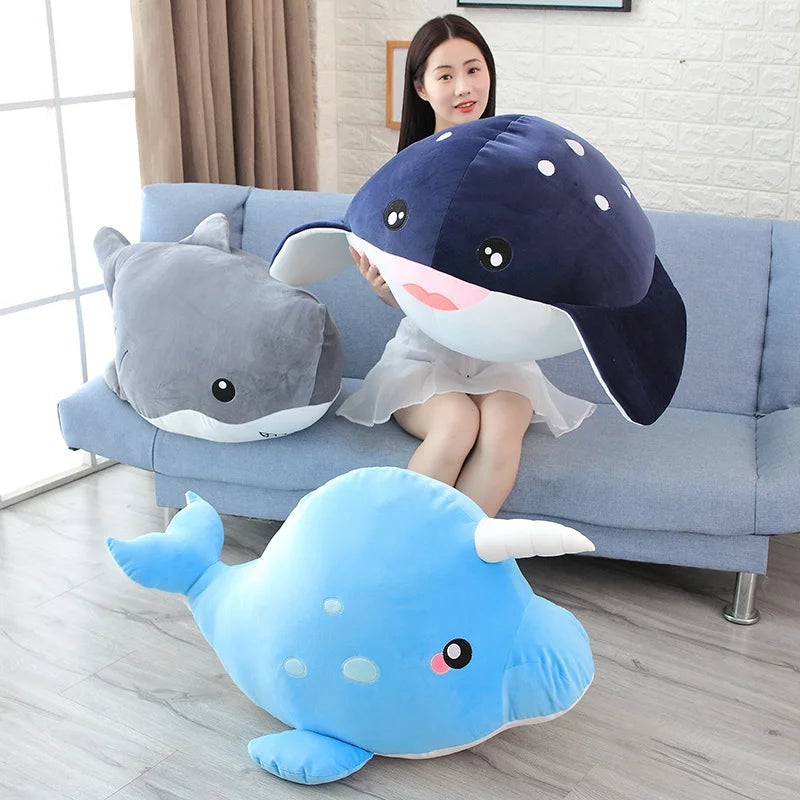 Giant Grinning Whale Shark Plushie