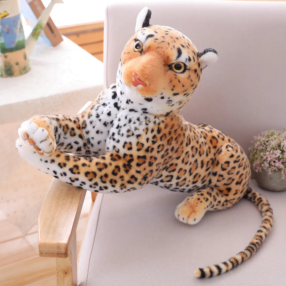 Panther the Lifelike Kawaii Black Panther Cheetah Snuggle Plushie