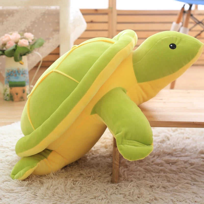 Shelly the Green Sea Turtle Soft Plush Pillow