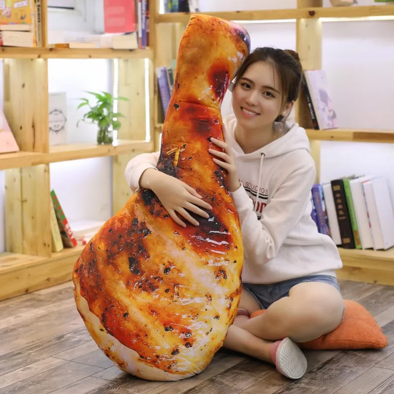 Squishy Kawaii Chicken Drumstick Funny Food Plushie