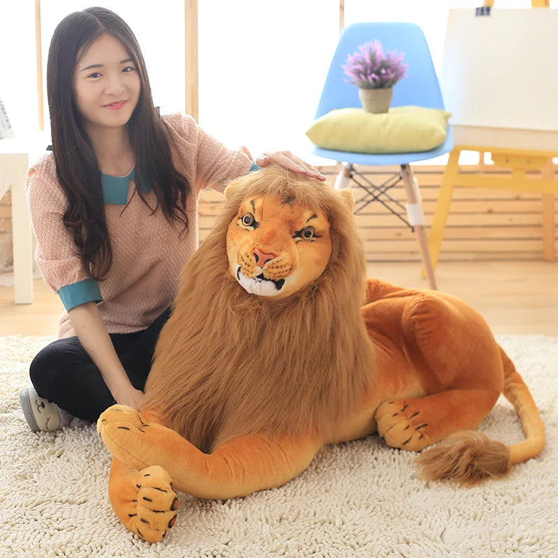 Roary the Lifelike Lion Stuffed Plush
