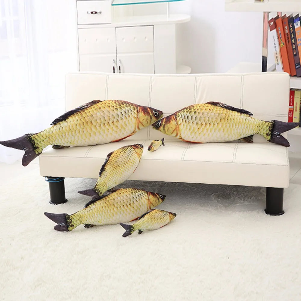 Finley the Giant 3D Simulation Carp Fish Plush