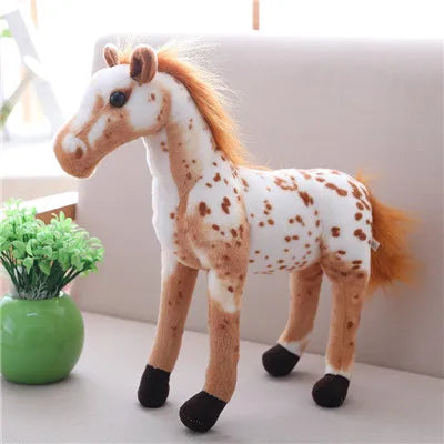 Velvety Lifelike Horse Plush
