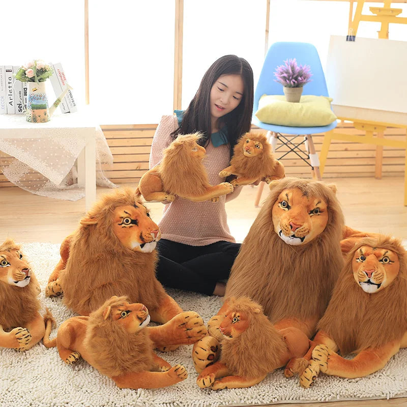 Roary the Lifelike Lion Stuffed Plush