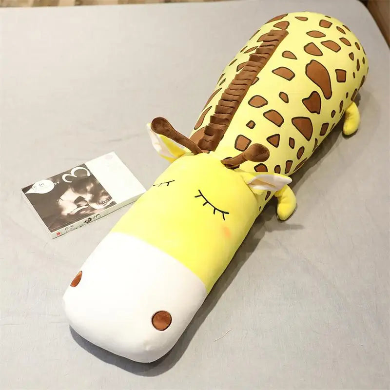 Noodle the Kawaii Long Dog Giraffe Lion Plush Pillow