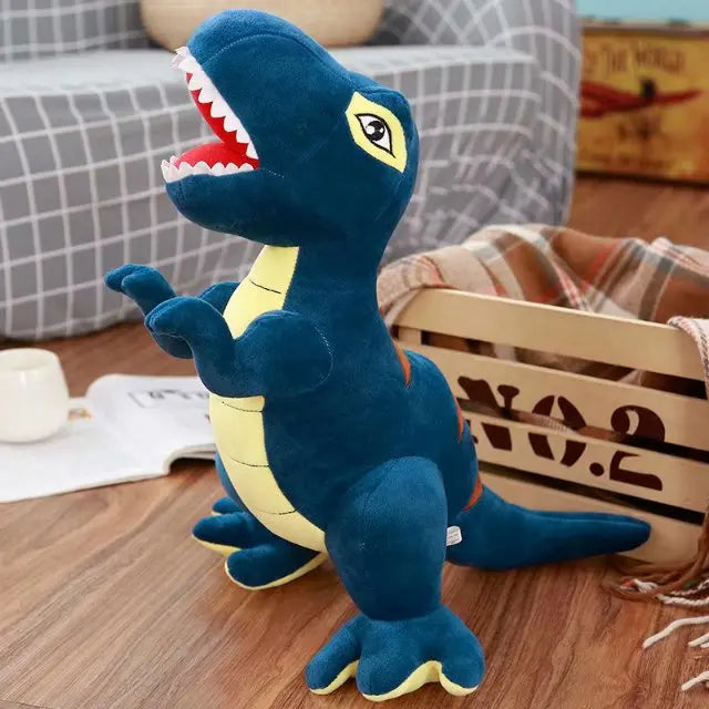Rex the Tyrannosaurus Dino Cartoon Plush Pillow