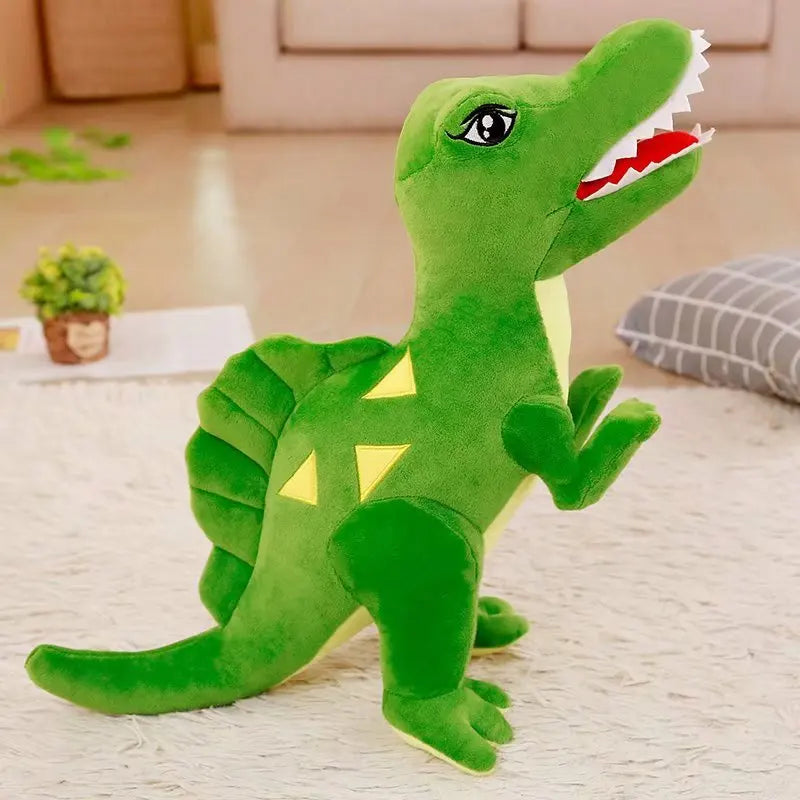 Rex the Tyrannosaurus Dino Cartoon Plush Pillow