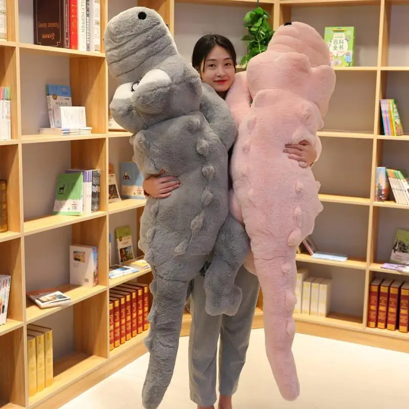 Snappy the Giant Lying Crocodile Plush Mat