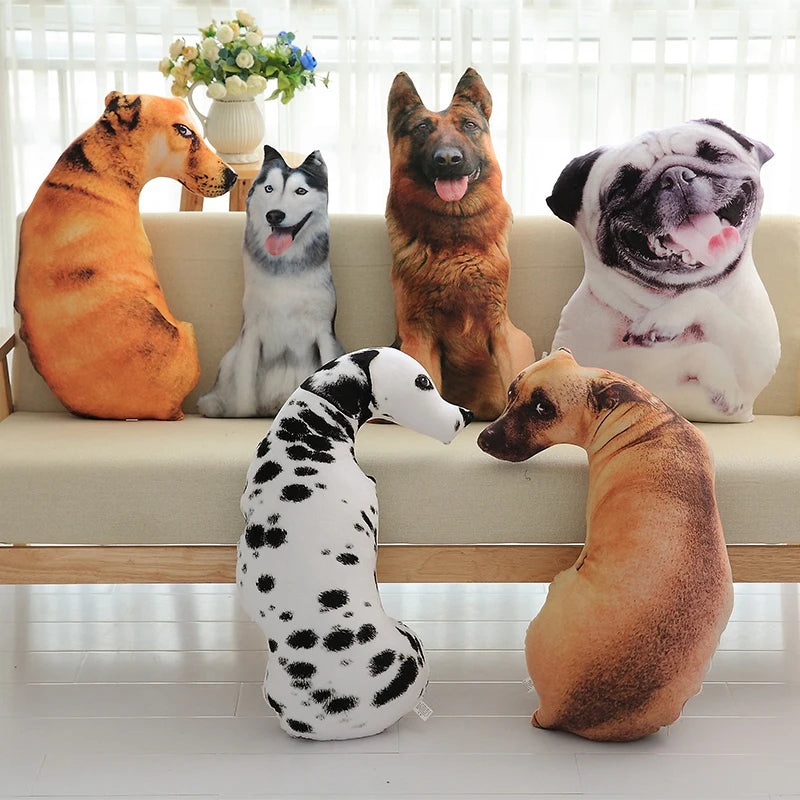 Samoyed the 3D Husky Dog Sofa Plush Pillow