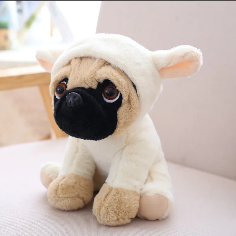 Wrinkles the Kawaii Shar Pei Pug Simulation Puppy Plushie