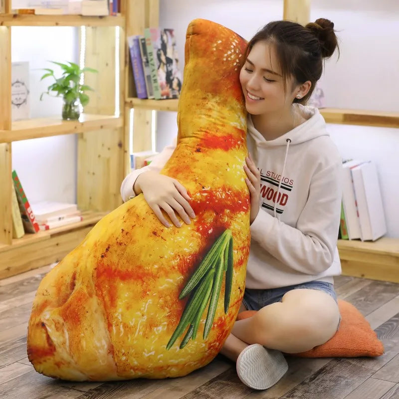 Squishy Kawaii Chicken Drumstick Funny Food Plushie