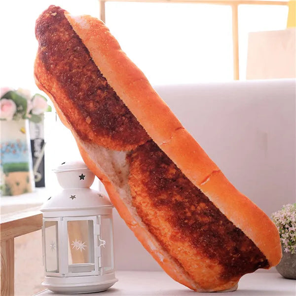 Glazed the Squishy Donut Cream Bread Plush Pillow