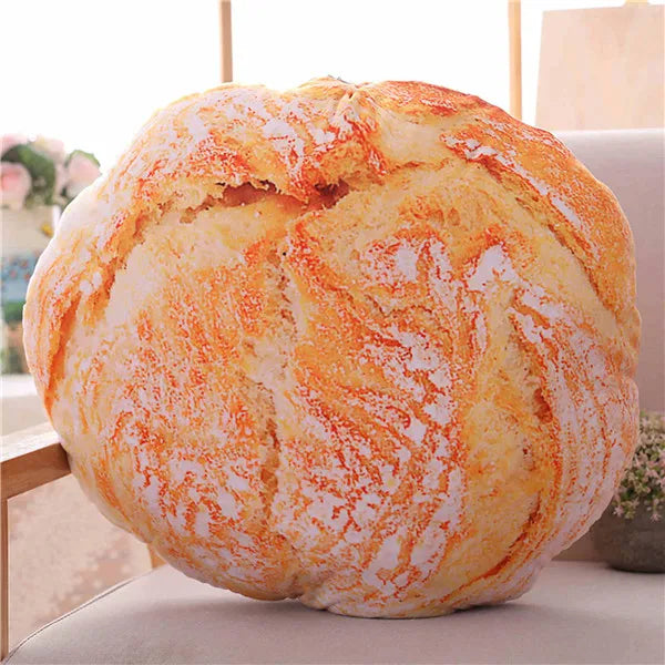 Glazed the Squishy Donut Cream Bread Plush Pillow
