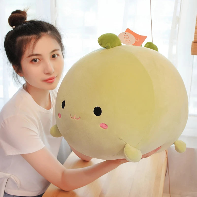 Pudgy the Chonky Round Pig Dino Dog Plush