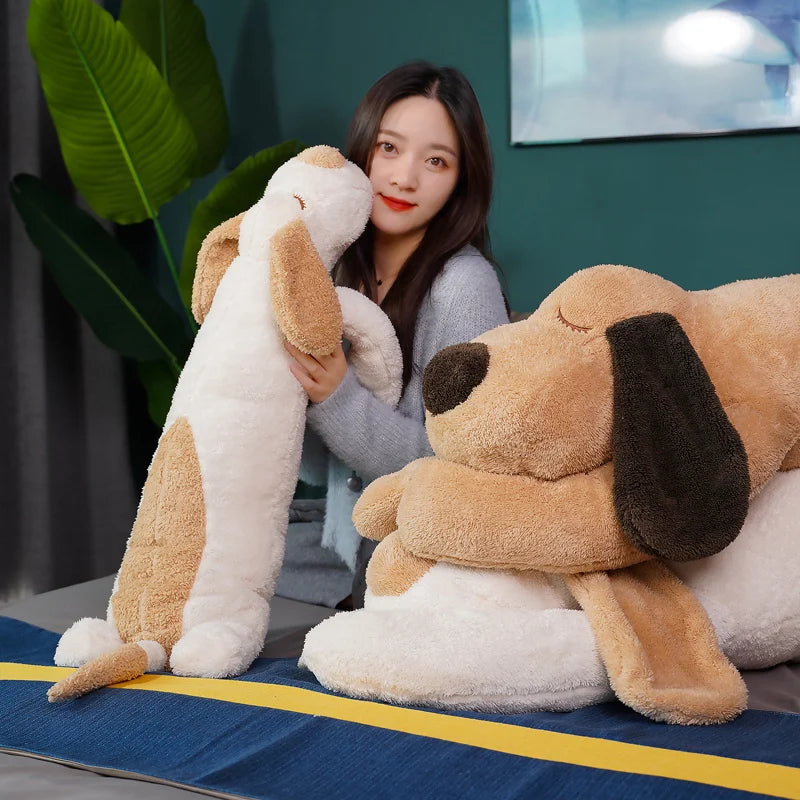 Biscuit the Giant Soft Down Cotton Dog Snuggle Pillow