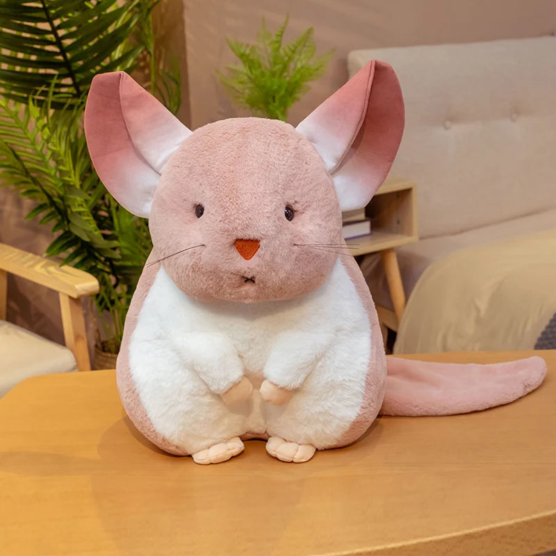 Cheeks the Squishy Chinchilla Plush Pillow