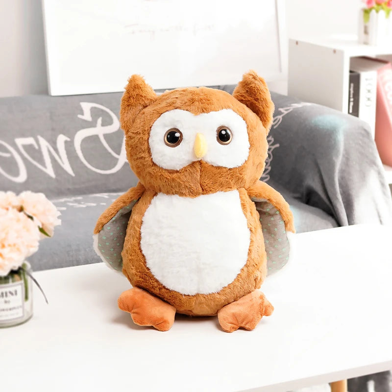 Hootie the Soft Cartoon Owl Stuffed Plush Plushie