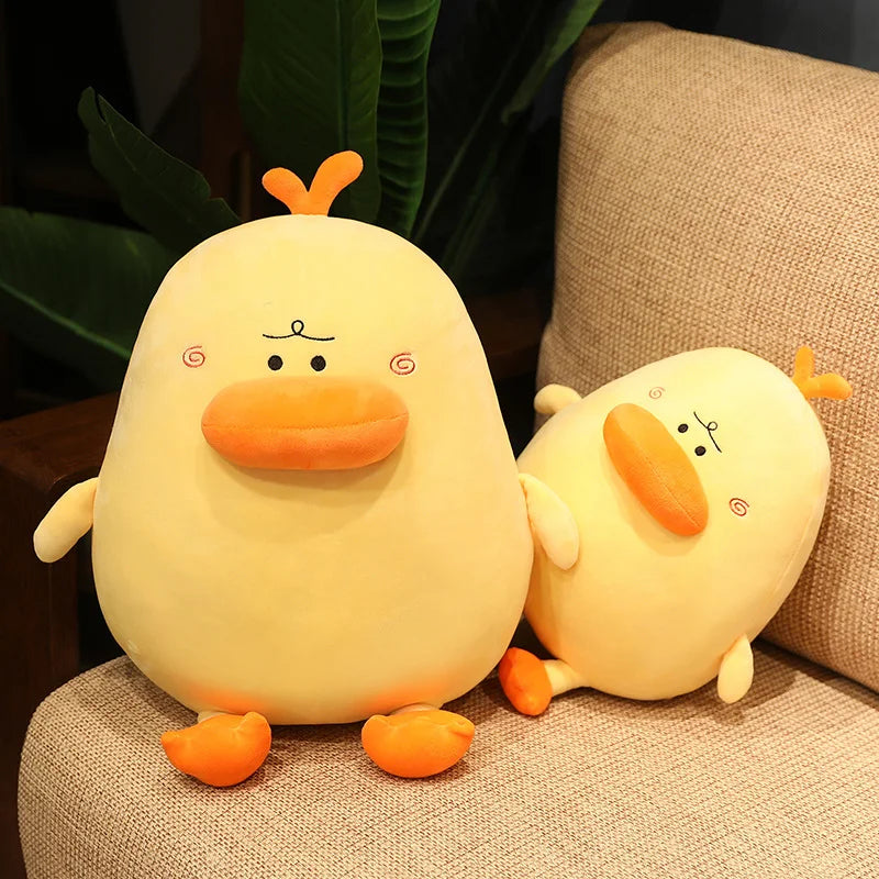 Ducky the Chubby Lips Duck Plush Pillow