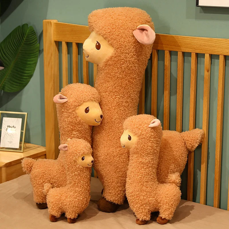 Fluffy the Dreamy Japanese Alpaca Snuggle Pillow