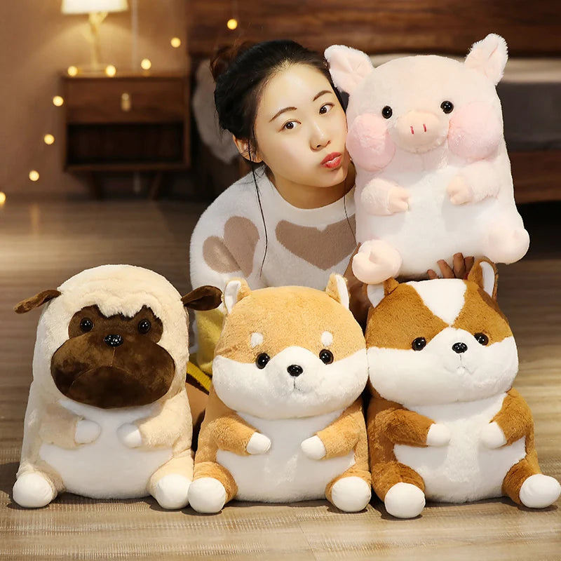 Biscuit the Kawaii Dog Pig Shiba Inu Backpack Plush