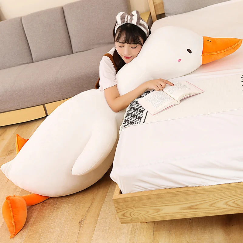 Ducky the Giant Sleepy Kawaii Duck Snuggle Plushie