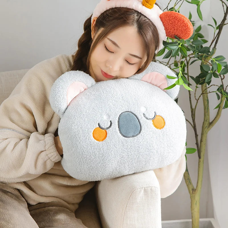 Chubby Raccoon Bear Sloth Koala Sofa Chair Plush Cushion