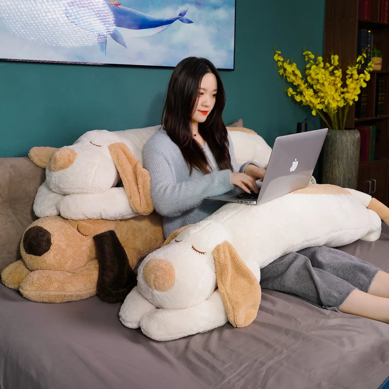 Biscuit the Giant Soft Down Cotton Dog Snuggle Pillow