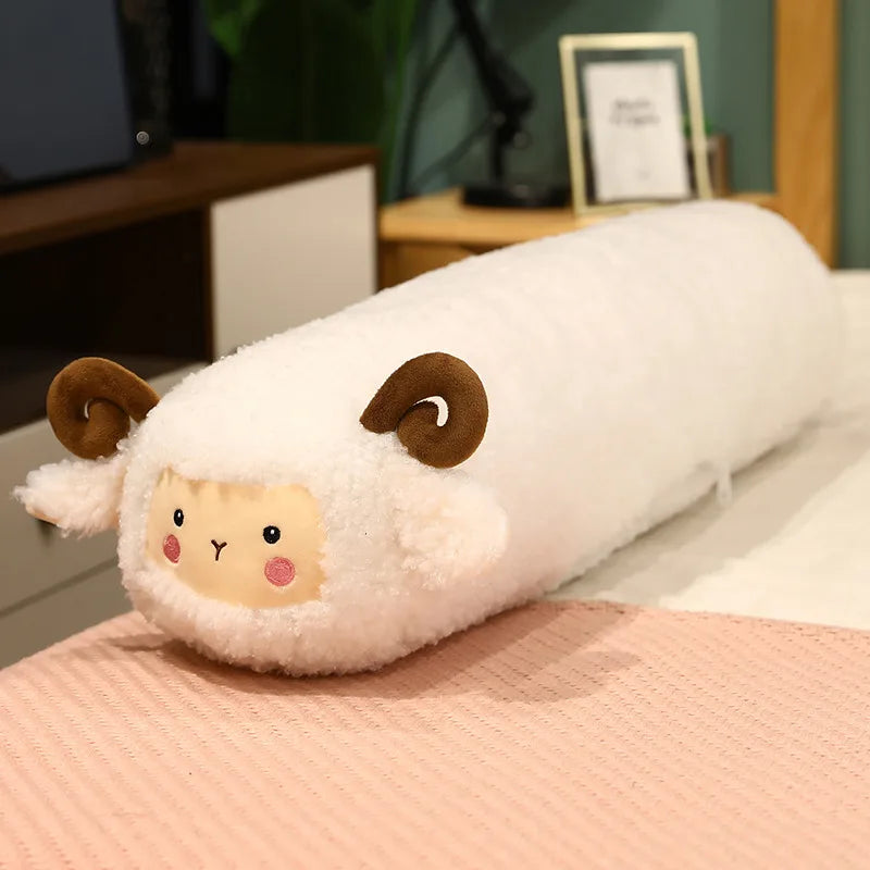 Woolly the Kawaii Soft Cartoon Lamb Sheep Plush Pillow