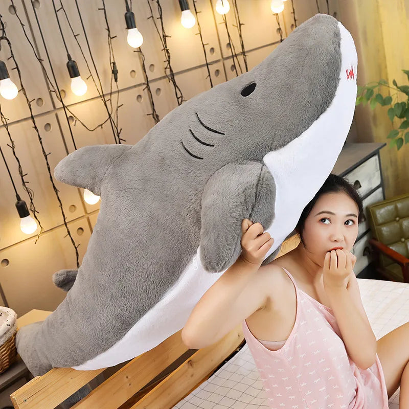 Starry the Giant Fuzzy Shark Snuggle Plush