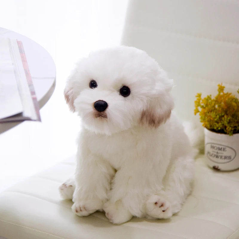 Maltese the Lifelike Soft Cartoon Dog Plush Plushie