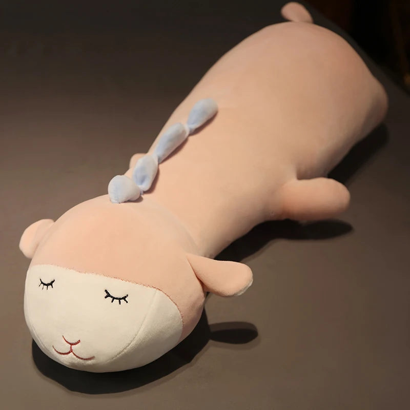 Long Snuggly Sleeping Lamb Plushie