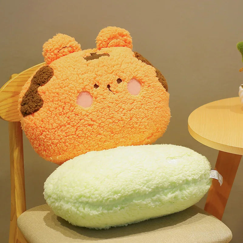 Cozy Kawaii Bear Rabbit Frog Pig Sofa Cushion Plush