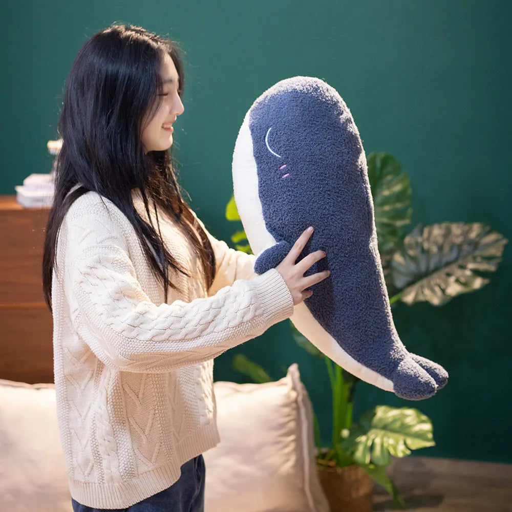 Moby the Super Soft Giant Blue Whale Snuggle Plush