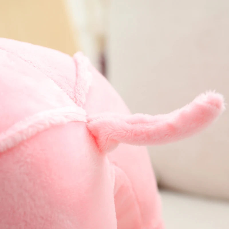 Rhino the Chubby Kawaii Sleeping Rhinoceros Snuggle Plushie