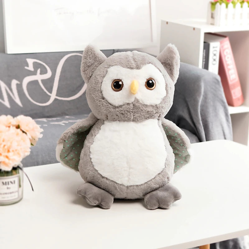 Hootie the Soft Cartoon Owl Stuffed Plush Plushie