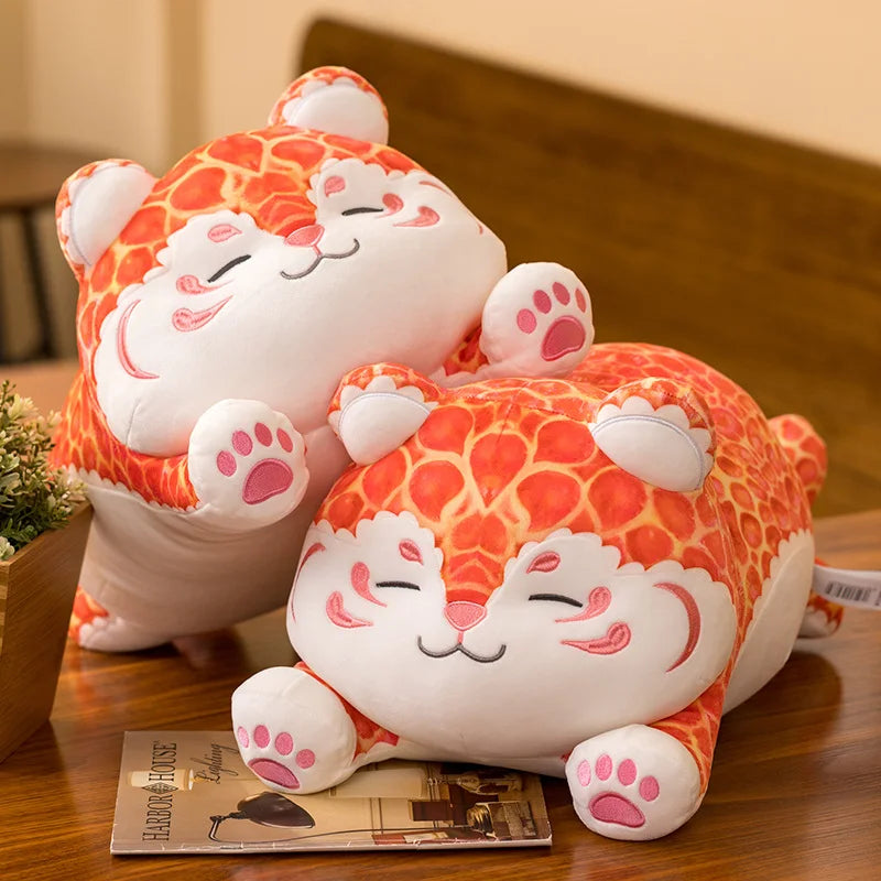 Pastel Chonky Tiger Kawaii Plushie