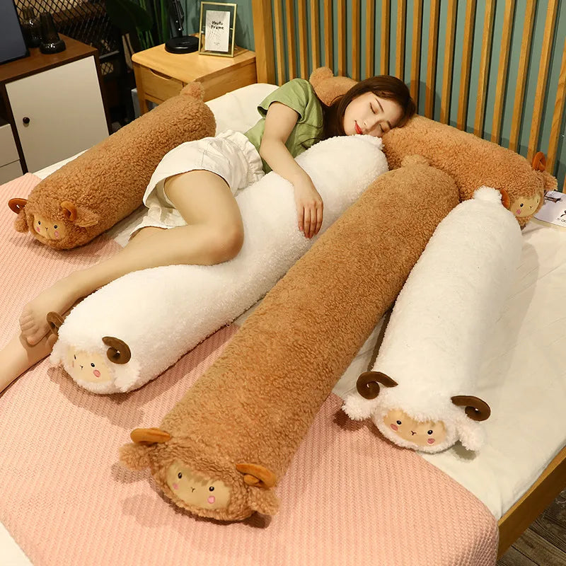 Woolly the Kawaii Soft Cartoon Lamb Sheep Plush Pillow