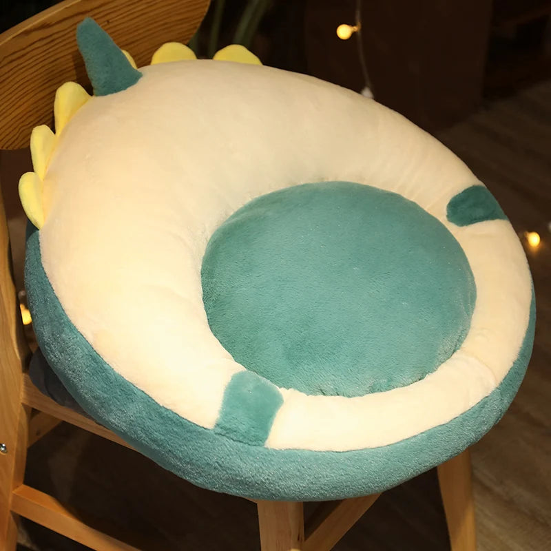 Round Fluffy Animal Butt Kawaii Foot Rest Cushion