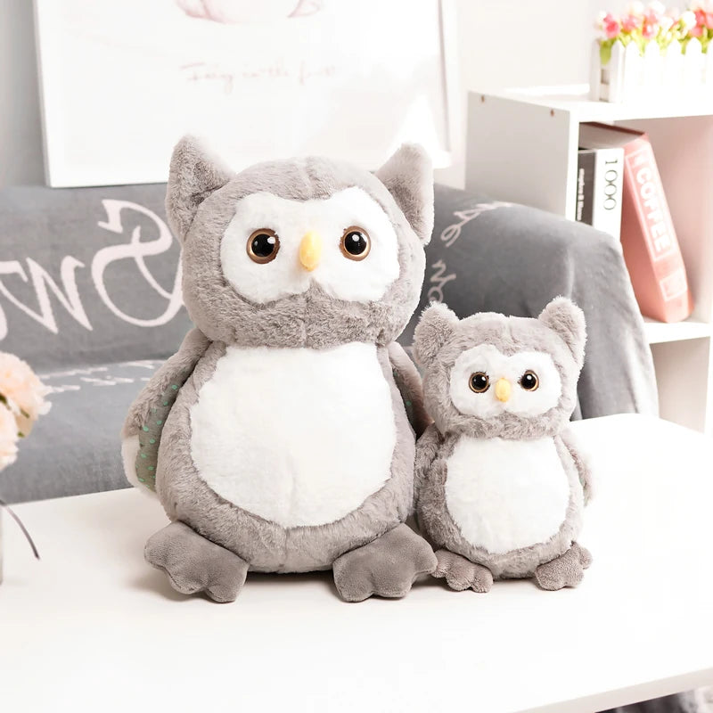 Hootie the Soft Cartoon Owl Stuffed Plush Plushie