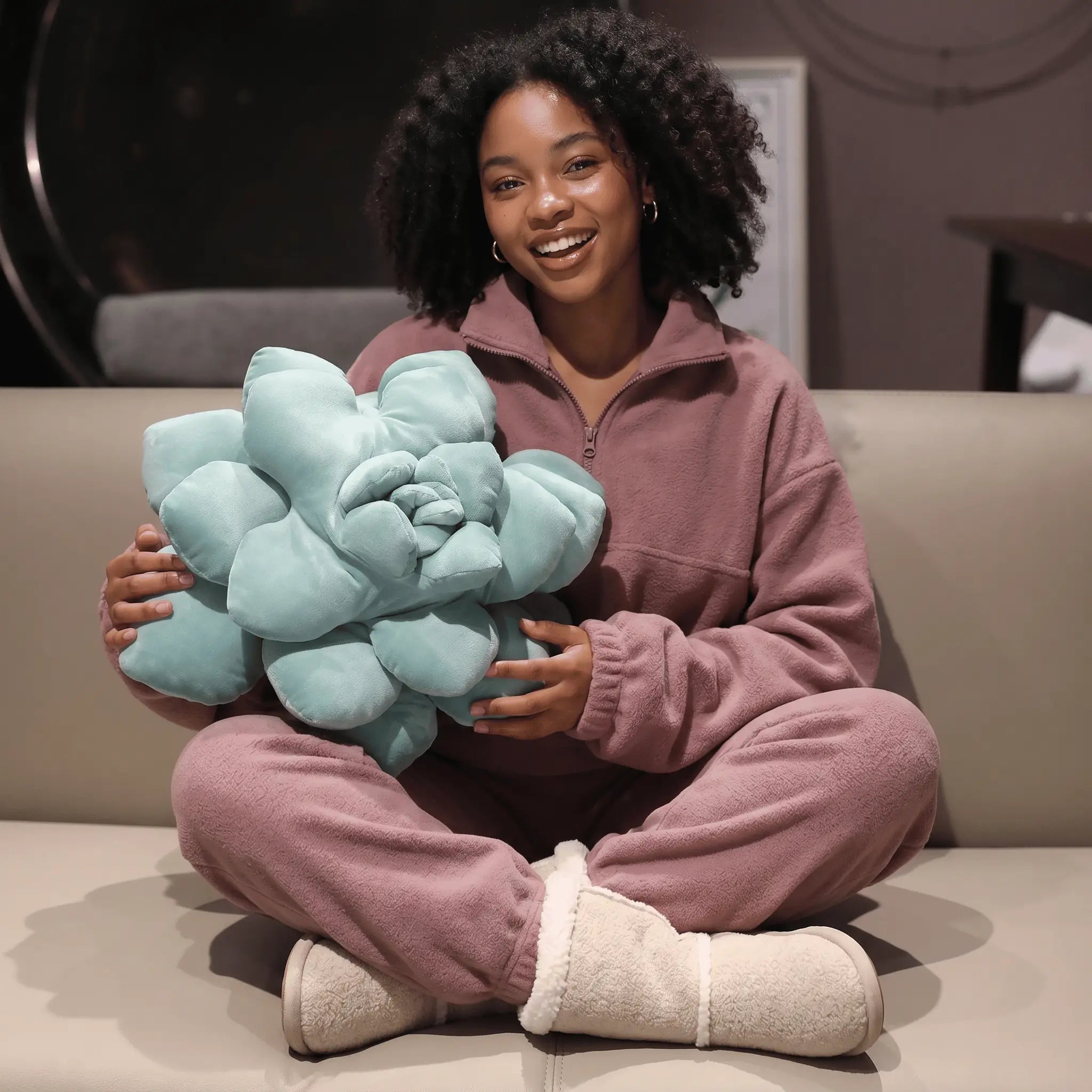 Lifelike Potted Succulent Kawaii Plushie Pillow