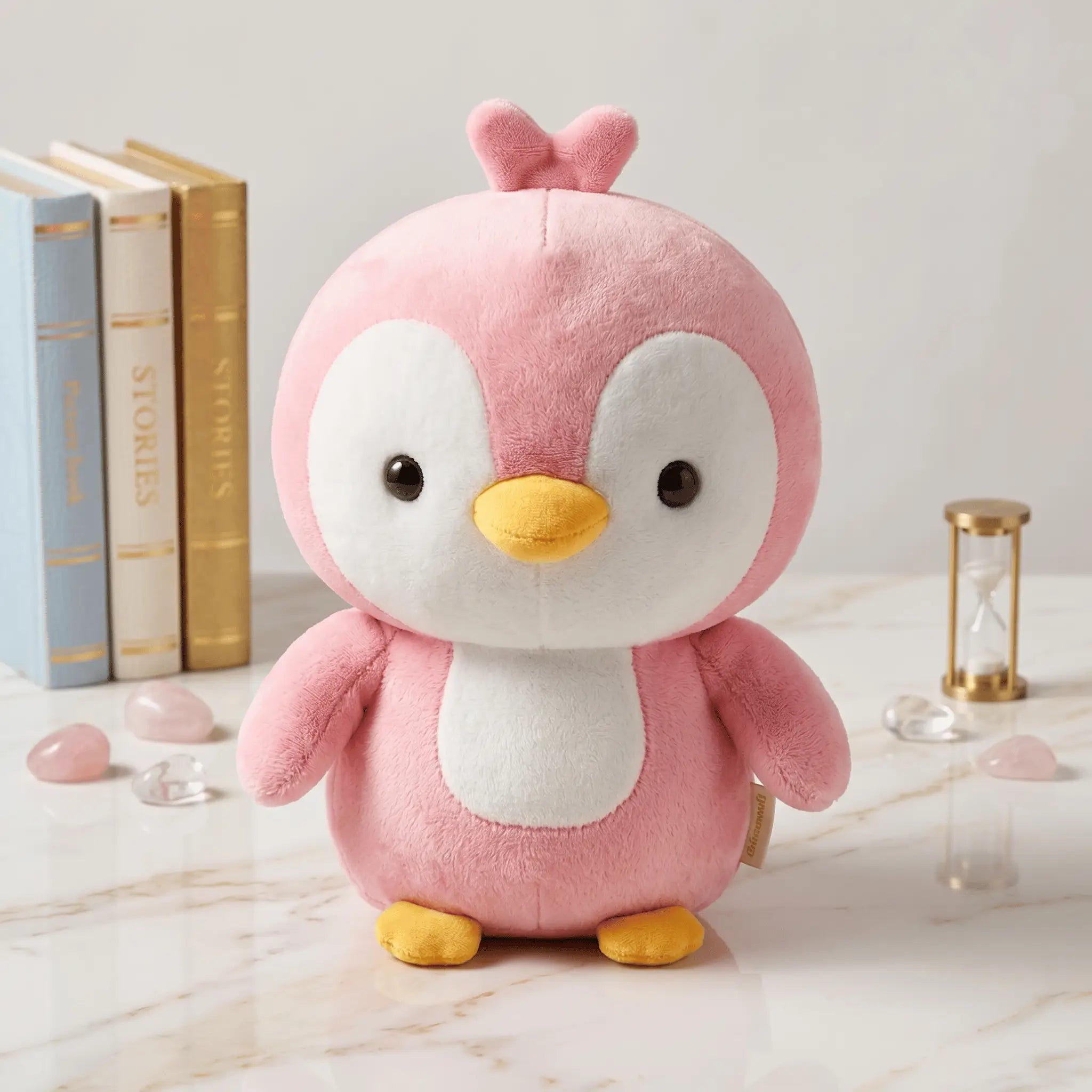 Lovey the Kawaii Couple Penguin Hug Snuggle Plushie