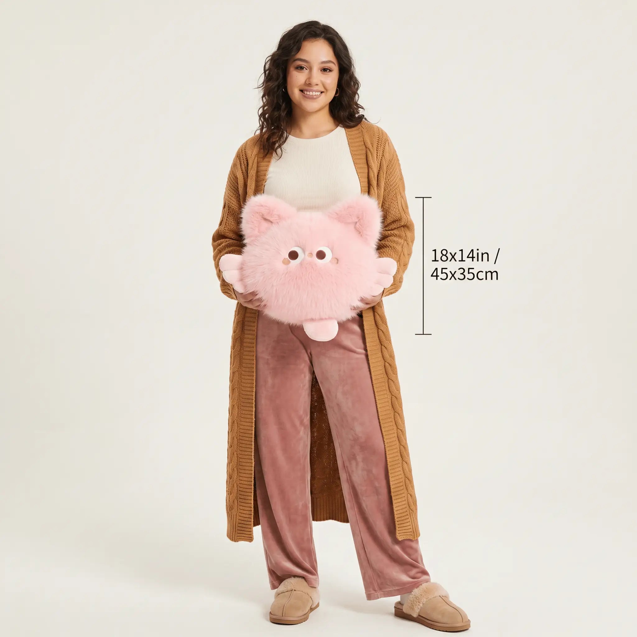 Misty the Slouchy Grey Cat Plushie