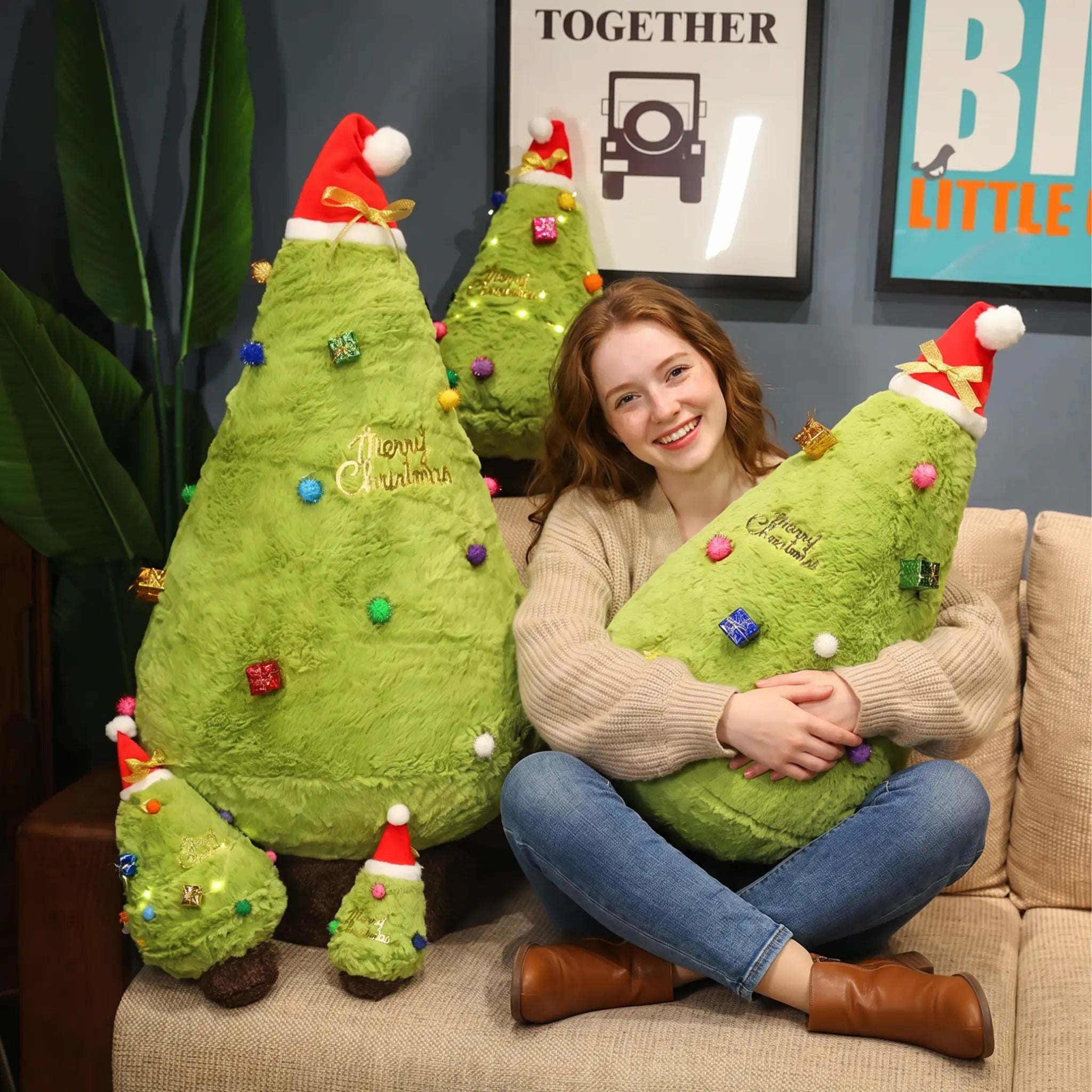 Piney the Kawaii Evergreen Christmas Tree Wishing Plushie