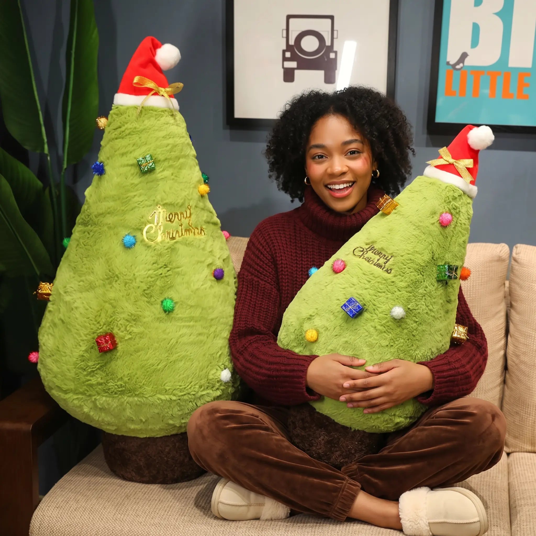 Piney the Kawaii Evergreen Christmas Tree Wishing Plushie