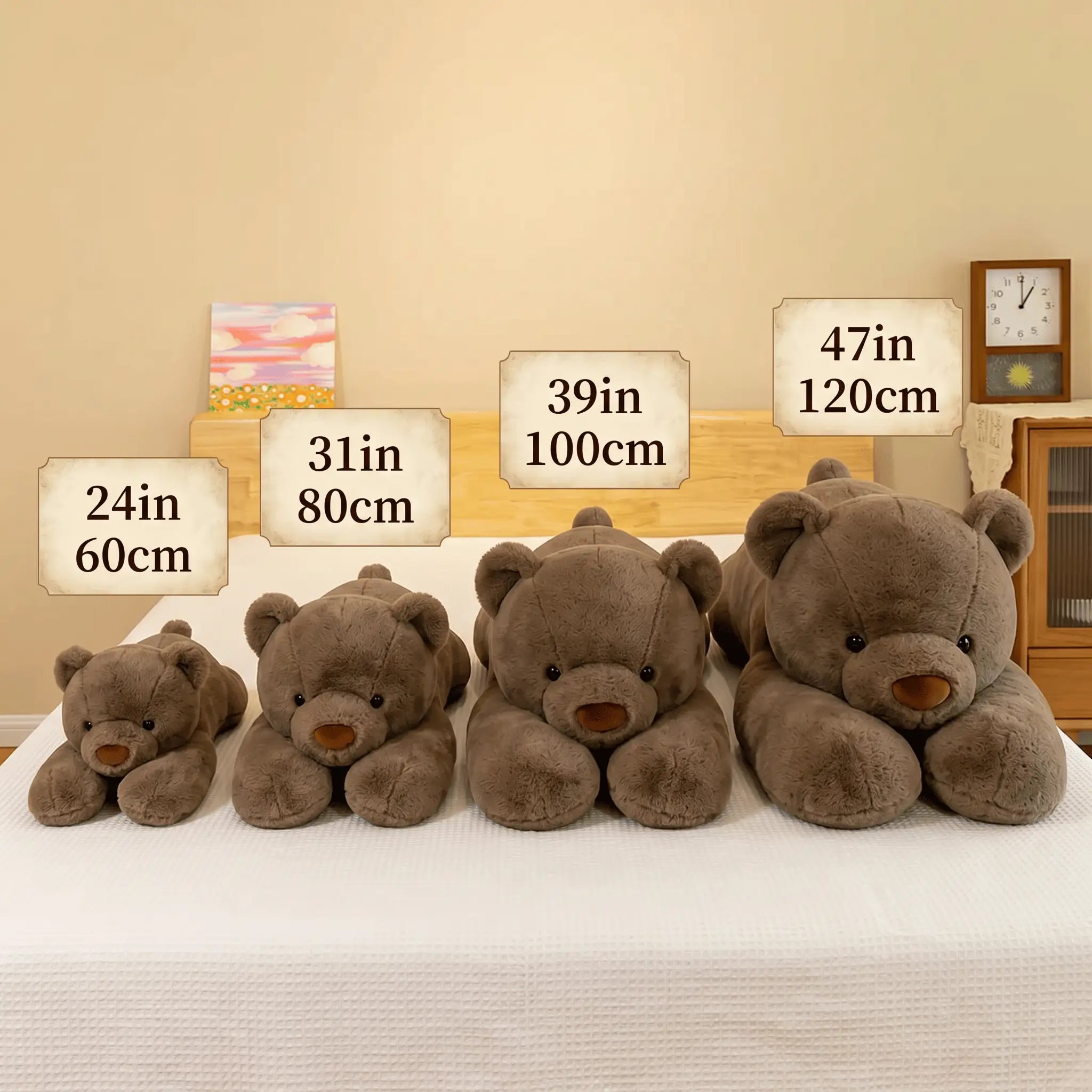 Polar the Drowsy Long Arm Bear Snuggle Pillow