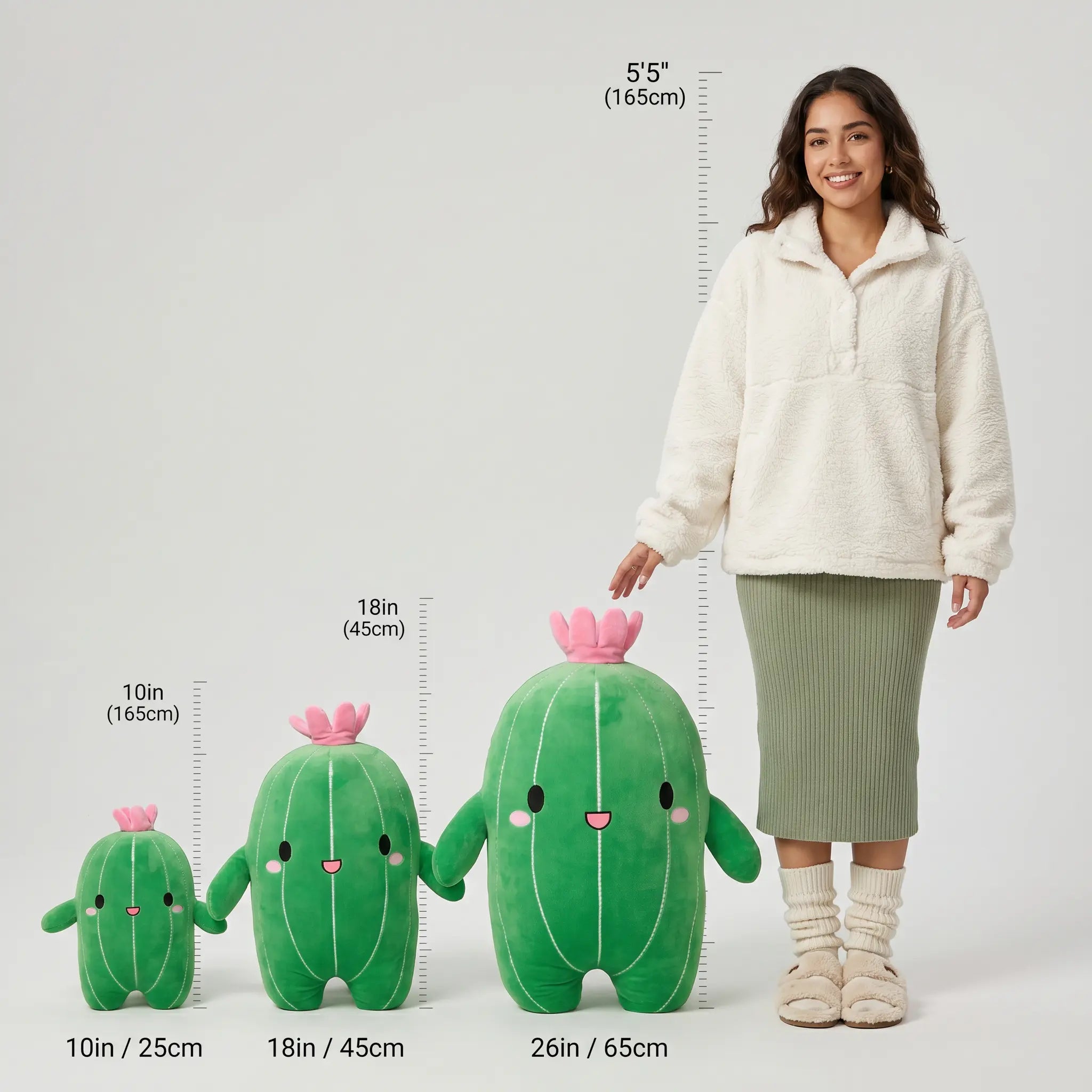 Prickly Kawaii Cactus Snuggle Plushie